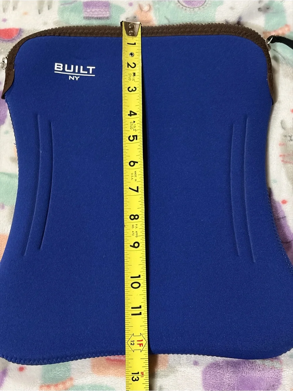 BUILT NY royal blue neoprene laptop/tablet sleeve case